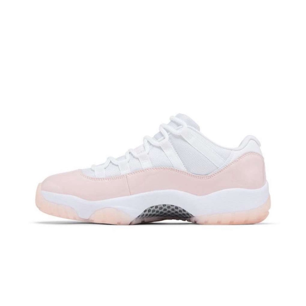 Jordan Women's Pink and White Sneakers